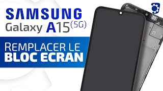 Comment changer le bloc écran du Samsung Galaxy A15 5G   Bricophone [upl. by Atteiluj]