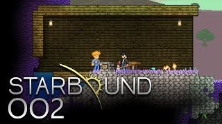 STARBOUND HD 002  Erstes Crafting erstes Haus ★ Lets Play Starbound [upl. by Avruch]