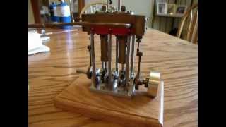 2 cylinder steam engine [upl. by Lasonde]