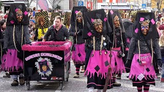 Fasnetsumzug der NZ Müllemer Hudeli in Müllheim 2020  Alemannische Fasnet 🇩🇪 [upl. by Noneek]