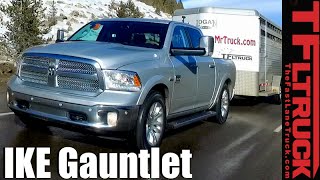 2016 Ram 1500 HEMI takes on the Extreme Ike Gauntlet Towing Review [upl. by Adile251]