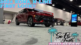 New HYUNDAI KONA NLine 2024  visual REVIEW exterior interior POV Hybrid [upl. by Thurlough309]