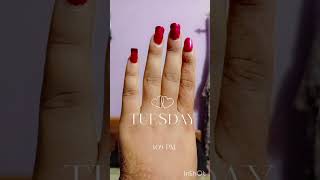 Omg I tried viral meesho stick on nails💅at just ₹150  stick on nails kaise use kareinnailstickers [upl. by Annel]