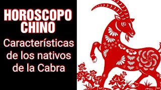 HOROSCOPO CHINO  Características de los nativos de la Cabra [upl. by Lekram]