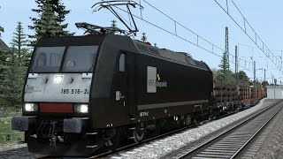 BR185 MRCE Siemens Dispolok 3DZUG Teil 1 quotNach Weilheimquot Führerstandsmitfahrt Train Simulator 2017 [upl. by Oynotna]