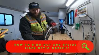 HOW TO SPLICE FIBER OPTIC CABLE [upl. by Aicats]