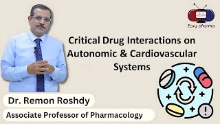 Critical drug interactions with drugs acting on ANS and CVS [upl. by Barnett]