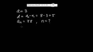 How to Find Term Number N from Nth term Formula of Arithmetic Sequences [upl. by Enilasor]