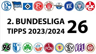 Bundesligatipps 2Liga  26Spieltag  Saison 20232024 [upl. by Cumine159]