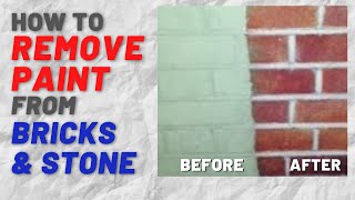 Paint Stripper  How To Remove Old Paint from Brick and Brickwork  Product Link in Description [upl. by Yroger]