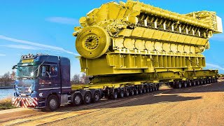 Extreme Dangerous Transport Operations Oversize Truck Skills World Biggest Heavy Equipment Machines [upl. by Nathan]