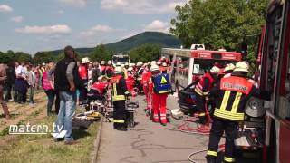 Bensheim Busunfall als Übungsszenario [upl. by Hinze]