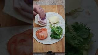 🤩 ¡TU CENA EN MENOS DE 5 MINUTOS Con estos WRAPS de JAMÓN Y QUESO 🥙 TORTILLA HACK ▶ SHORTS [upl. by Quar447]