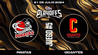 EN VIVO Piratas de Quebradillas 🆚 Gigantes de Carolina 🔥🏀 🏆🔥 Juego 5 BSN 2024 [upl. by Latvina653]