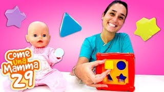 Video e giochi per bambini Un nuovo giocattolo per Baby Born Come una mamma [upl. by Ormond]