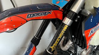 Wp aer 48 airforks explained snowbike timbersled suspension brockstar [upl. by Nerahs890]