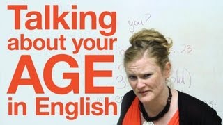 Speaking English  Talking about your age [upl. by Dnalyram]