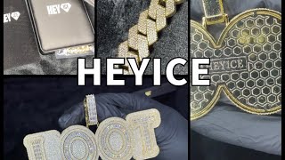 HEYICE Jewelry Review  INSANE 20MM Cuban Chain amp CUSTOM Pendant [upl. by Edelman166]