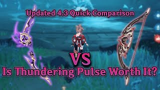 YOIMIYA IS HERE Updated 2024 Thundering Pulse vs Rust Weapon Comparison  Genshin Impact [upl. by Llenet]