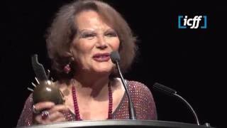 Icff 2016  Claudia Cardinale Lifetime Achievement Award [upl. by Nnaear]