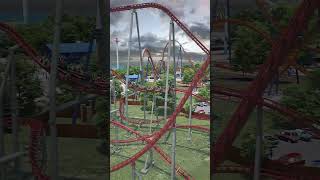 corkscrew cedarpoint rollercoaster metaglasses pov foryou foryoupage [upl. by Jacynth]