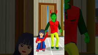 Utah Ghost membawa MIOsakuraschoolsimulator funnyvideos funny shortvideos [upl. by Babs856]