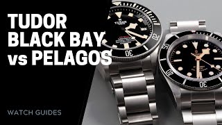 Tudor Black Bay versus Tudor Pelagos  Watch Comparison  SwissWatchExpo [upl. by Mickey174]