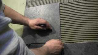 How to tile a shower wall Cutting and Installing Wall Tile [upl. by Fayth866]