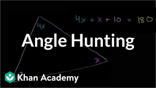 Finding more angles  Angles and intersecting lines  Geometry  Khan Academy [upl. by Amend]