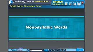 Monosyllabic words Phonetics  English language lab [upl. by Gross258]