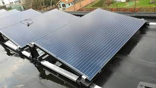 Zonnepanelen setje monteren met esdec flatfix fusion platdak [upl. by Cusick300]