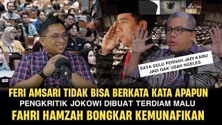 Fahri Hamzah Menjawab Semua Kritikan Feri Amsari Kepada Jokowi Stop Kegoblokan [upl. by Karly100]