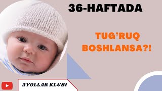 HOMILADORLIKNING 36 HAFTASI TUG’RUQ BOSHLANSA [upl. by Roseann]