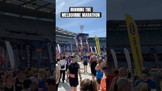 MY NEW FAVOURITE MARATHON 😱♥️ MelbourneMarathon Running Marathon [upl. by Tawnya]