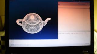 3D teapot projection in pygame [upl. by Thema]