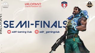 Valorant Championship 20  Semi Finals  ADIT Gaming Club x Sardar House [upl. by Tadd335]