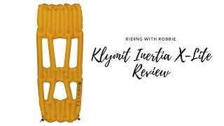 Klymit Inertia X Lite Camping Pad Mat Review Bike Packing Camping Test [upl. by Ludwigg765]