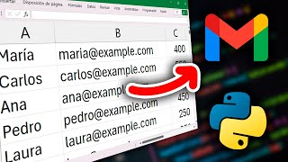 🤖 Correos automatizados desde una tabla 📄 Utilizando Python y Gmail [upl. by Schoof140]