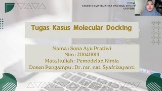 Tugas Kasus Molecular DockingSona Ayu Pratiwi [upl. by Entwistle]