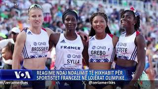 Reagime ndaj ndalimit të hixhabit për sportistet franceze në Lojërat Olimpike [upl. by Secunda]