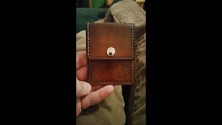 Minimalist Leather Wallet How To [upl. by Reibaj762]