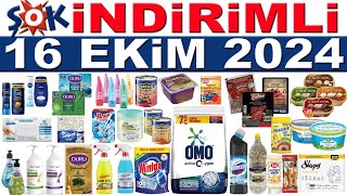 ŞOK BU HAFTA İNDİRİMLİ ÜRÜNLERİ  TEMİZLİK GIDA  ŞOK 16 EKİM 2024 KATALOĞU  ŞOK MARKET FİYATLARI [upl. by Kenna457]