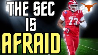 Brandon Baker Is A MONSTER  5⭐️Texas Longhorns Offensive Tackles Recruit  HUDL Highlights [upl. by Kain]