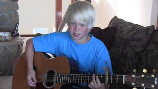 One Direction  One Thing by 11 year old Carson Lueders [upl. by Atsyrk229]