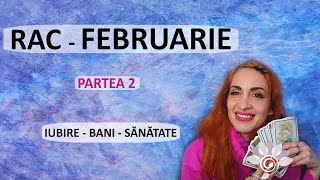 RAC FEBRUARIE  Bani Relații SănătateP2 Zodii de APĂ Tarot [upl. by Akeenahs667]