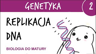 Genetyka 2  Replikacja DNA🧬  matura z biologii rozszerzona liceum [upl. by Eneles]