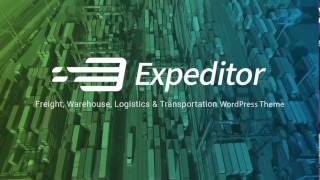 Expeditor WordPress Theme Demo Installation [upl. by Lahsiv]