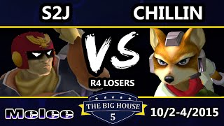 The Big House 5  S2J Captain Falcon Vs Chillin Fox  Losers Round 4  SSBM [upl. by Nared]