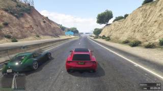 GTA 5 Drag Race Grotti Bestia GTS vs Verlierer [upl. by Hannahsohs]