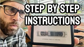 ★★★★★ Convert cassettes to MP3s  Reshow Cassette Converter  NO Audacity Errors  Mac Computer [upl. by Mcafee]